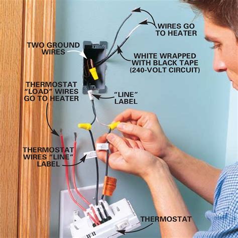 electric baseboard heaters install with a junction box|baseboard electric heater installation cost.